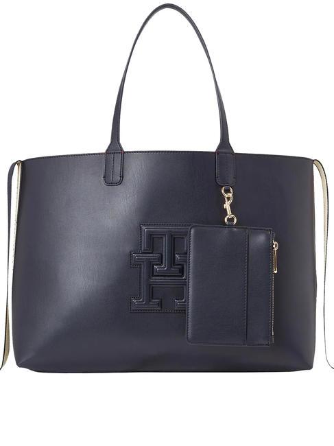 TOMMY HILFIGER ICONIC TOMMY Borsa a spalla space blue - Borse Donna