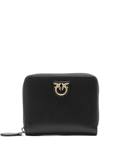 PINKO TAYLOR Portafoglio Zip Around nero-antique gold - Portafogli Donna