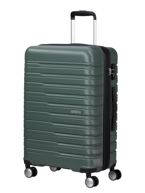 AMERICAN TOURISTER FLASHLINE Trolley medio espandibile dark forest - Trolley Rigidi