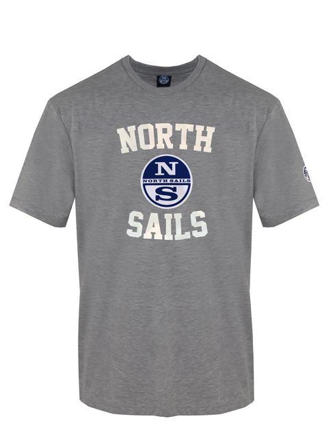 NORTH SAILS NS T-shirt in cotone grigio - T-shirt Uomo