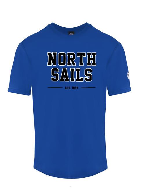 NORTH SAILS EST 1997 T-shirt in cotone bluette - T-shirt Uomo