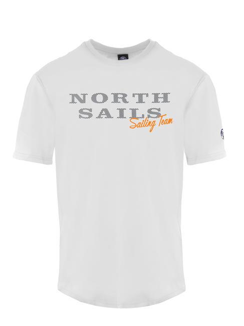 NORTH SAILS SAILING TEAM T-shirt in cotone bianco - T-shirt Uomo