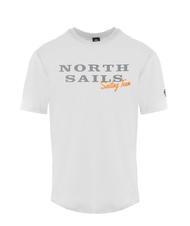 NORTH SAILS SAILING TEAM T-shirt in cotone bianco - T-shirt Uomo - 1