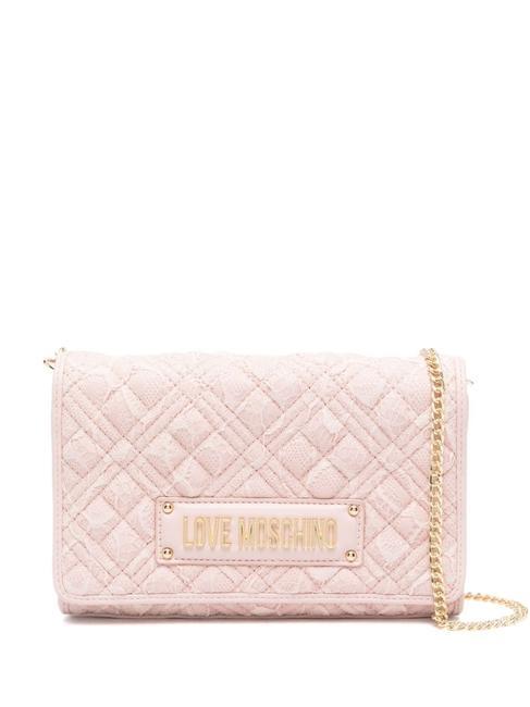 LOVE MOSCHINO SMART DAILY QUILTED Small Bag a tracolla Nude - Borse Donna
