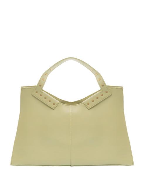 GIANNI CHIARINI INFINITY Borsa in pelle con borchiette salad green - Borse Donna