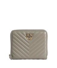 PINKO TAYLOR Quilted Portafoglio Zip Around noce-antique gold - Portafogli Donna - 1