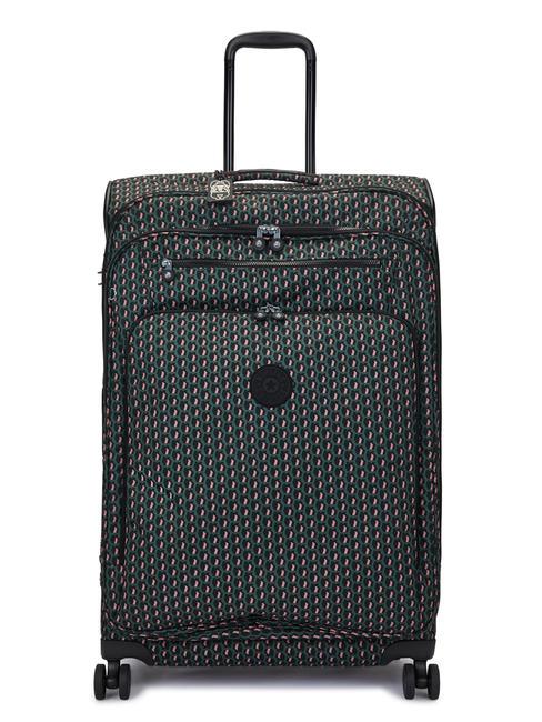 KIPLING NEW YOURI SPIN L Trolley misura grande 3d k pink - Trolley Semirigidi