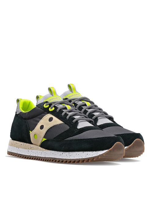 SAUCONY JAZZ 81 Sneakers black/acid lime - Scarpe Uomo
