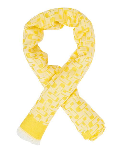 GUESS BELLE VINTAGE Sciarpa jacquard lemon logo - Sciarpe
