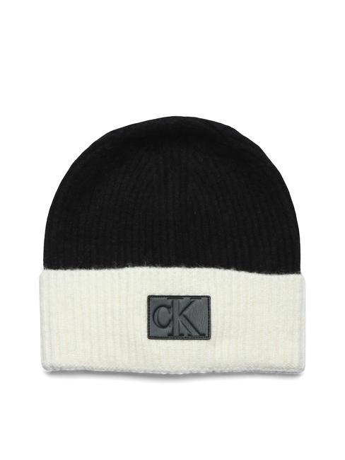 CALVIN KLEIN CK JEANS COLORBLOCK Cappello con risvolto black - Cappelli