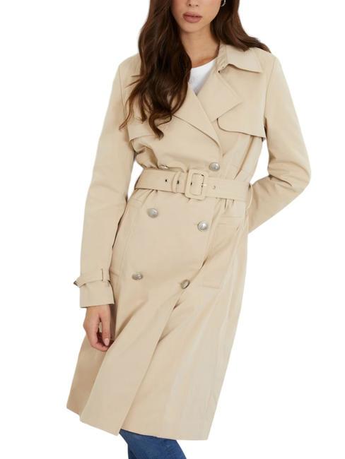 GUESS ASIA Trench classico foamy taupe - Giacche Donna