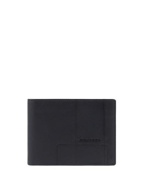 PIQUADRO FINN Portafoglio medio in pelle Nero - Portafogli Uomo