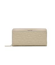 CALVIN KLEIN CK MUST Portafoglio Zip Around stoney beige - Portafogli Donna - 1