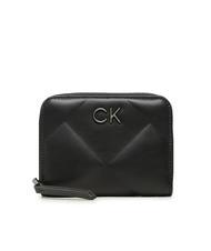 CALVIN KLEIN RE-LOCK QUILT Portafoglio medio zip around ckblack - Portafogli Donna - 1