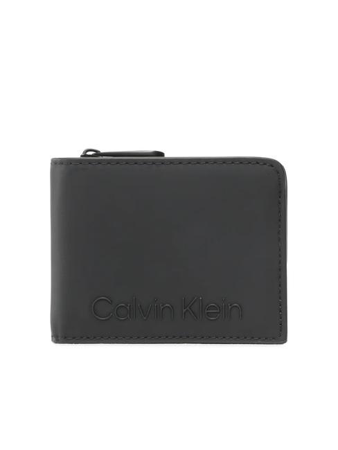 CALVIN KLEIN RUBBERIZED Portafoglio ckblack - Portafogli Uomo