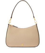 RALPH LAUREN DANNI Borsa a spalla, con tracolla, in pelle light beige29 - Borse Donna - 1