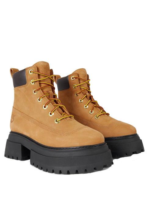 TIMBERLAND SKY 6 INCH Stivaletti alti in pelle wheat - Scarpe Donna