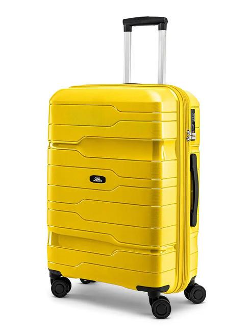 CIAK RONCATO DISCOVERY Trolley misura media, espandibile giallo - Trolley Rigidi