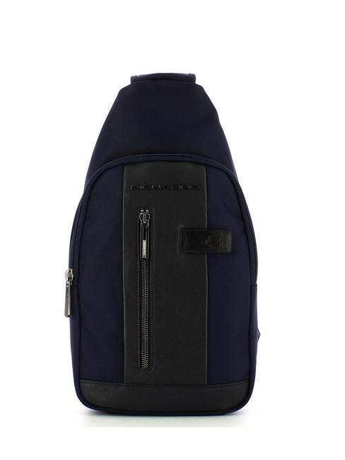 PIQUADRO BRIEF 2 Zaino Monospalla blu - Zaini da lavoro porta PC
