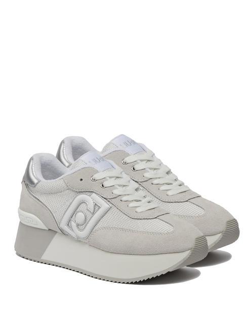 LIUJO DREAMY 02 Sneakers platform white/silver - Scarpe Donna
