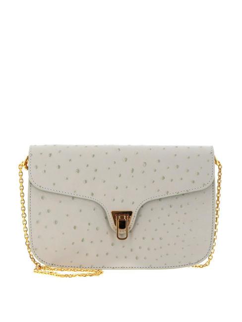 COCCINELLE BEAT OSTRICH Mini Bag a tracolla, in pelle gelso - Borse Donna