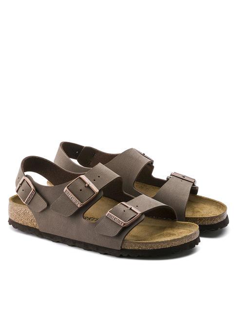 BIRKENSTOCK MILANO Ciabatta sandalo Birko-Flor mocca - Scarpe Unisex