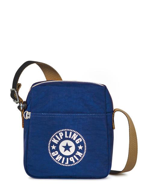 KIPLING CHAZ CNT Mini Bag a tracolla deep sky blue c - Borse Donna