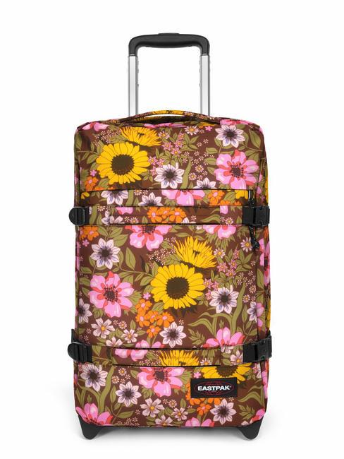 EASTPAK TRANSIT'R S Trolley bagaglio a mano popflower brown - Bagagli a mano