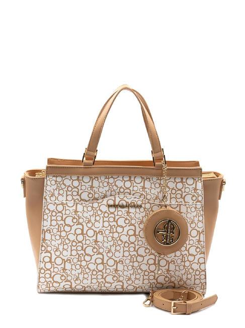 ROCCOBAROCCO GIADA Borsa a mano con tracolla bianco/vacchetta - Borse Donna