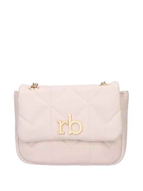 ROCCOBAROCCO SOLE Borsa a tracolla con flap off white - Borse Donna