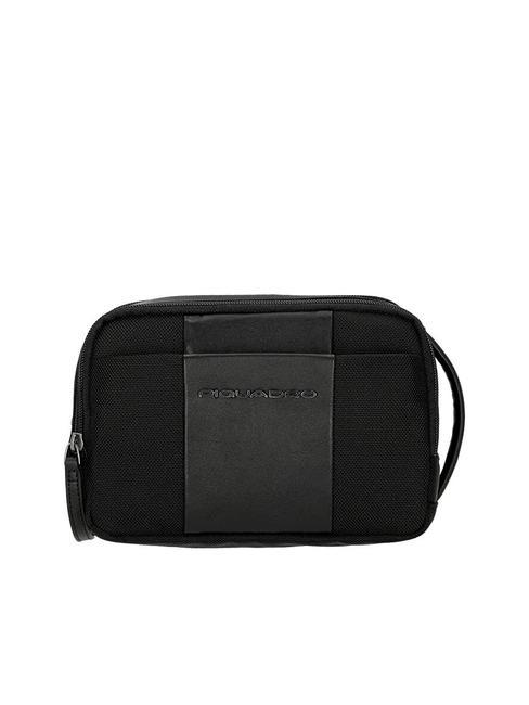 PIQUADRO BRIEF 2 Beauty con polsierina Nero - Beauty Case