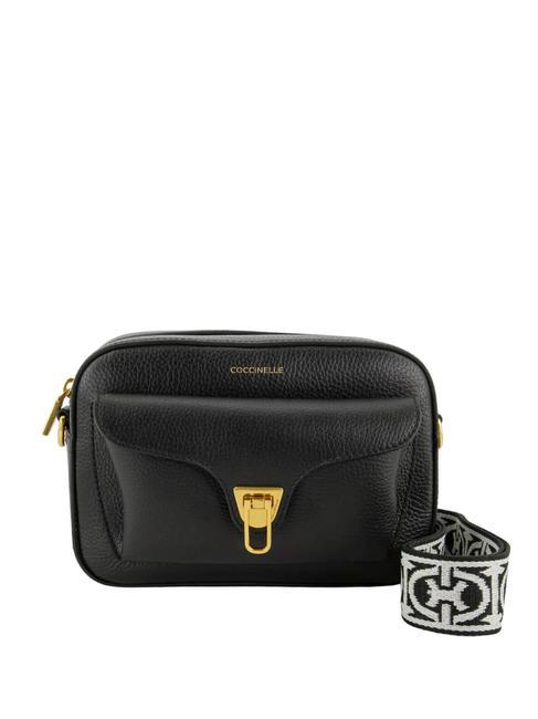 COCCINELLE BEAT SOFT RIBB Borsa in pelle a tracolla Nero - Borse Donna