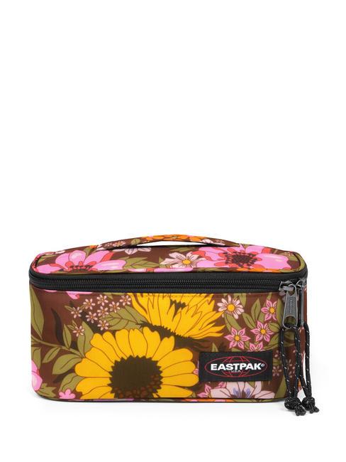 EASTPAK TRAVER  Beauty case medio popflower brown - Beauty Case
