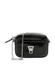 COCCINELLE BEAT SHINY CALF Borsa micro in pelle spazzolata Nero - Borse Donna - 1