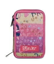 SJGANG EVER RAYLY GIRL Astuccio 3 zip con kit scuola - Astucci e Accessori