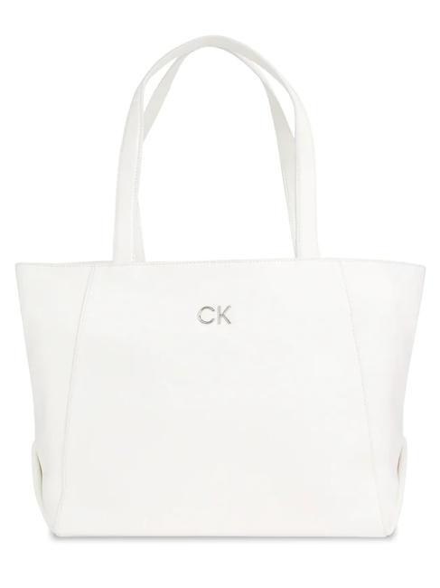 CALVIN KLEIN CK DAILY Shopping Bag ck white - Borse Donna