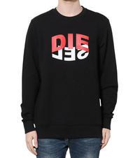 DIESEL S-GIRK Felpa girocollo in cotone - Felpe Uomo