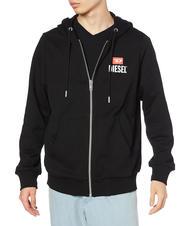 DIESEL S-GIRK Felpa full zip con cappuccio - Felpe Uomo