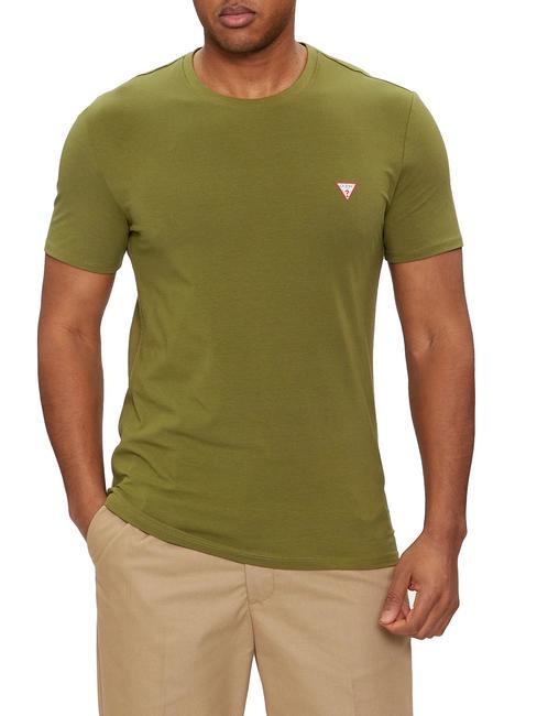 GUESS ORIGINAL T.shirt con logo green stone - T-shirt Uomo