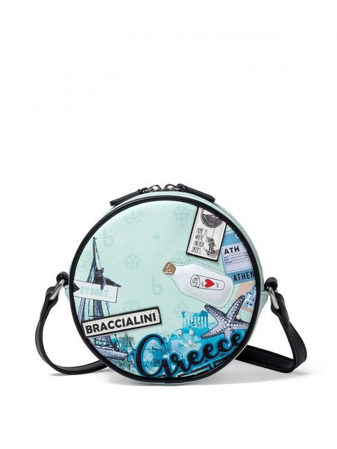 BRACCIALINI CARTOLINE Borsa mini rotonda a tracolla multi - Borse Donna