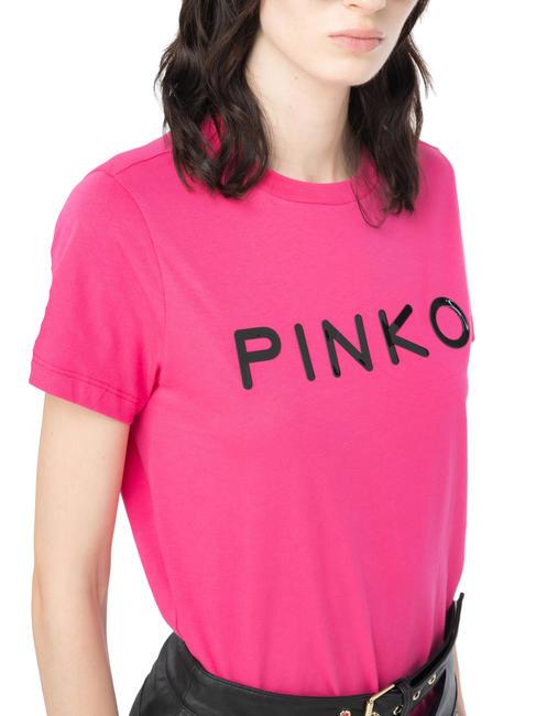 PINKO STAR T-shirt in jersey stampa lucida pink pinko - T-shirt e Top Donna