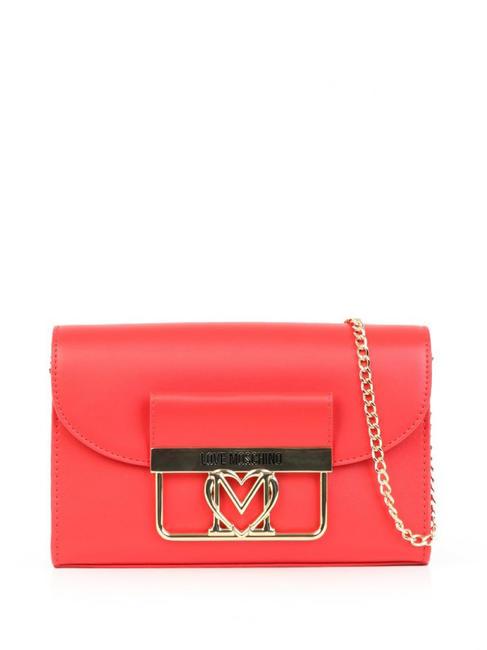 LOVE MOSCHINO GOLD Mini Bag a tracolla rosso - Borse Donna