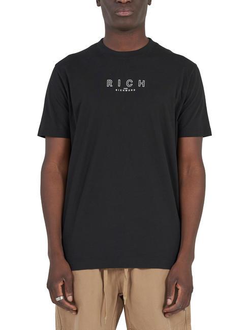 JOHN RICHMOND AILKIR T-shirt in cotone blacktb - T-shirt Uomo