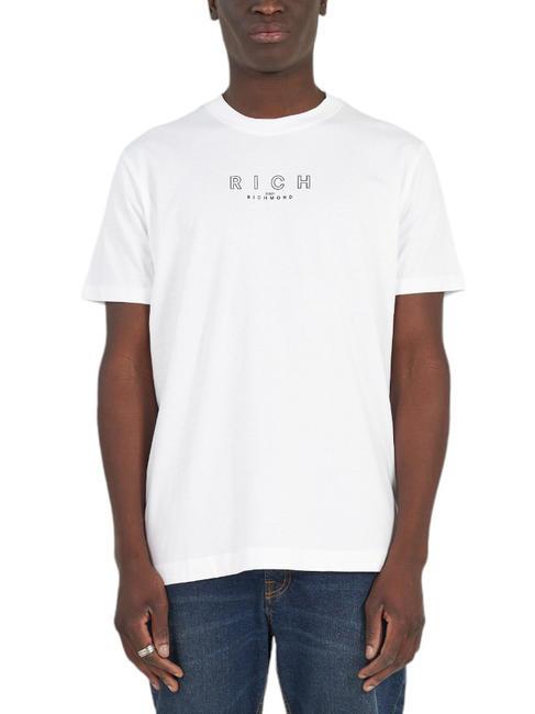 JOHN RICHMOND AILKIR T-shirt in cotone whitea - T-shirt Uomo