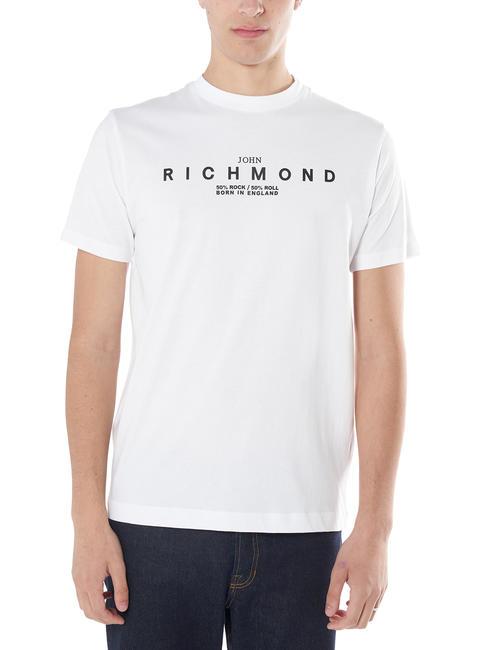 JOHN RICHMOND KAMADA T-shirt in cotone whitea - T-shirt Uomo