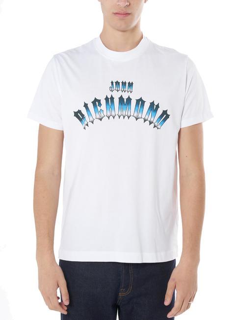 JOHN RICHMOND MORALES T-shirt in cotone whitez - T-shirt Uomo