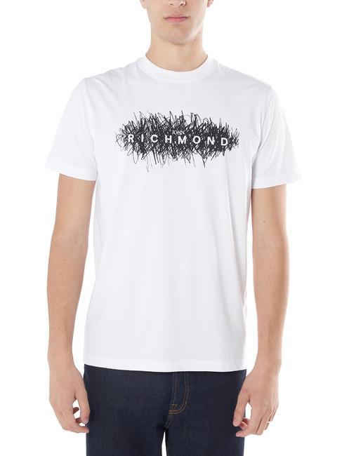 JOHN RICHMOND BRAGHIERI T-shirt in cotone whitex - T-shirt Uomo