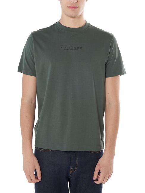 JOHN RICHMOND LANUS T-shirt in cotone milit.chic - T-shirt Uomo