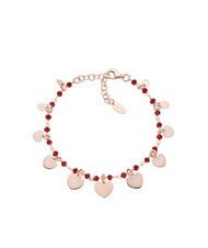 AMEN ELEGANCE Bracciale charms cuori e cristalli - Bracciali Donna