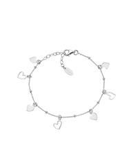 AMEN COCCOLE Bracciale in argento charms cuori - Bracciali Donna
